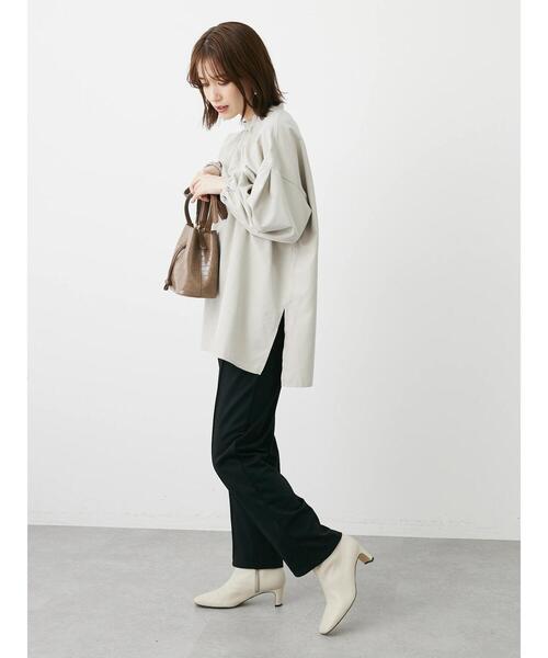 Green　Parks（グリーンパークス）の「あったからくスレパンツ（その他パンツ・レディース・ダークグリーン/アイボリー/ブラック/ピンク・FREE）」の19枚目の写真