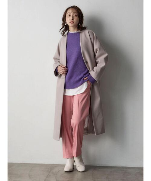 Green　Parks（グリーンパークス）の「あったからくスレパンツ（その他パンツ・レディース・ダークグリーン/アイボリー/ブラック/ピンク・FREE）」の22枚目の写真