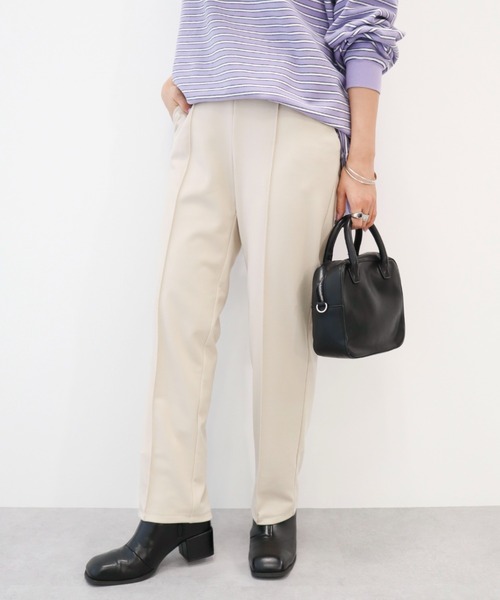 Green　Parks（グリーンパークス）の「あったからくスレパンツ（その他パンツ・レディース・ダークグリーン/アイボリー/ブラック/ピンク・FREE）」の2枚目の写真