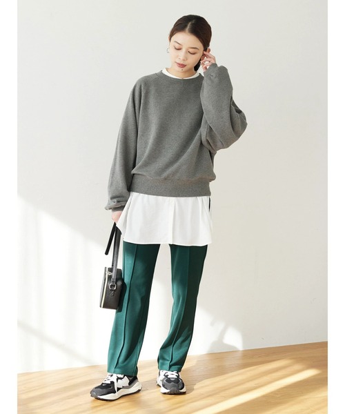 Green　Parks（グリーンパークス）の「あったからくスレパンツ（その他パンツ・レディース・ダークグリーン/アイボリー/ブラック/ピンク・FREE）」の8枚目の写真