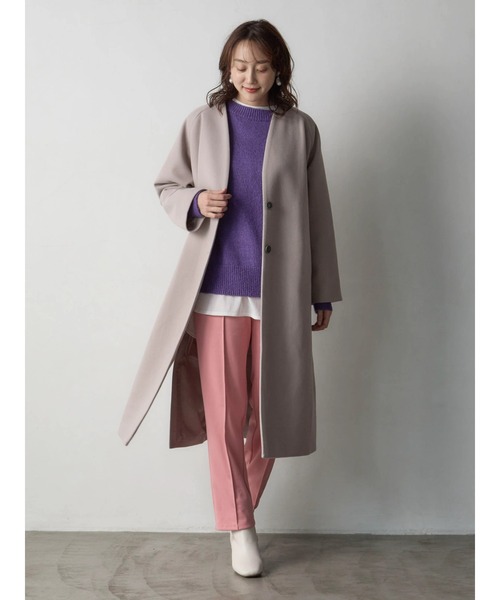 Green　Parks（グリーンパークス）の「あったからくスレパンツ（その他パンツ・レディース・ダークグリーン/アイボリー/ブラック/ピンク・FREE）」の15枚目の写真