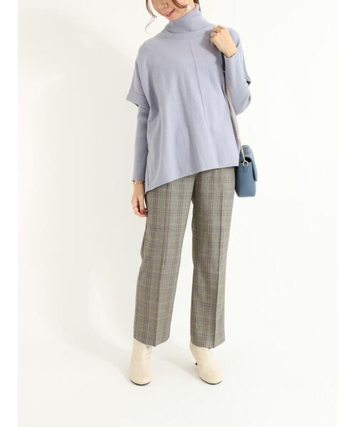 Te chichi（テチチ）の「【KKAコラボ】チェックテーパードパンツ（その他パンツ・レディース・ネイビー/グレー/ブラウン・SMALL/MEDIUM）」の5枚目の写真