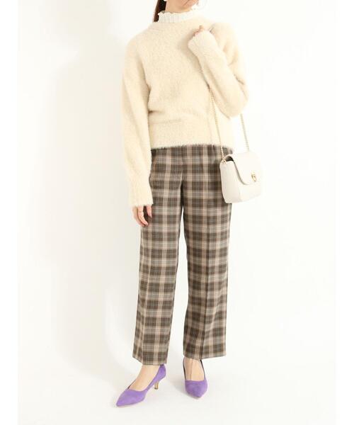 Te chichi（テチチ）の「【KKAコラボ】チェックテーパードパンツ（その他パンツ・レディース・ネイビー/グレー/ブラウン・SMALL/MEDIUM）」の6枚目の写真