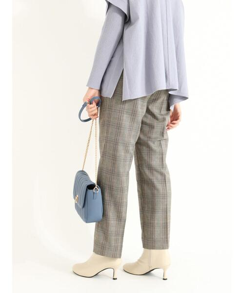 Te chichi（テチチ）の「【KKAコラボ】チェックテーパードパンツ（その他パンツ・レディース・ネイビー/グレー/ブラウン・SMALL/MEDIUM）」の9枚目の写真