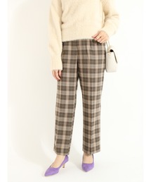Te chichi | 【KKAコラボ】チェックテーパードパンツ(その他パンツ)
