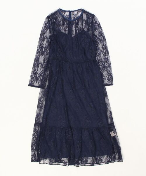 kaene レースワンピース ドレス kaene（カエン）の「kaene(カエン) オールレースワンピース / 100305