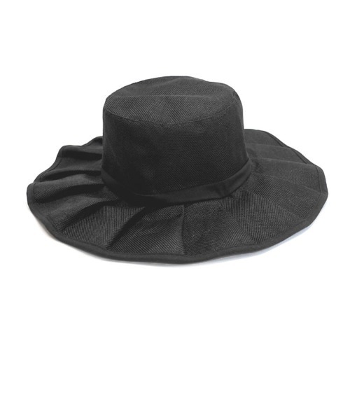 DONOBAN（ドノバン）の「ポリジュートフリルハット（ハット・レディース・ブラック/ベージュ/ブラウン・F）」の18枚目の写真