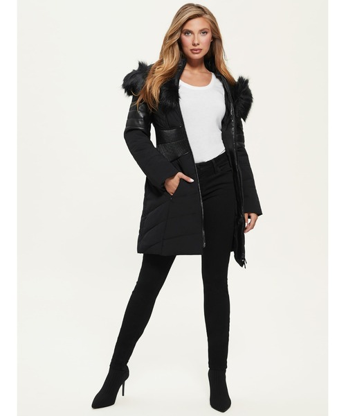 Guess(ゲス)の「Eco Oxana Quilted Jacket(その他アウター・レディース・ブラック/ホワイト・X-SMALL/SMALL/MEDIUM)」の9枚目の写真