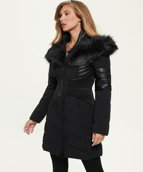 Guess(ゲス)の「Eco Oxana Quilted Jacket(その他アウター・レディース・ブラック/ホワイト・X-SMALL/SMALL/MEDIUM)」の8枚目の写真