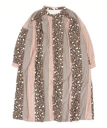 sandy | 【sandy】プリントヨーク切替えギャザーワンピース(ワンピース)