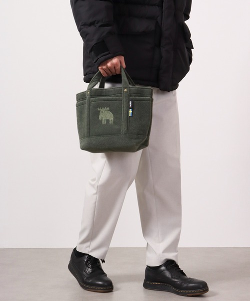 moz(モズ)の「moz フェルミニトート M(トートバッグ・レディース・カーキ/ブラウン/レッド/ダークグレー・M)」の10枚目の写真
