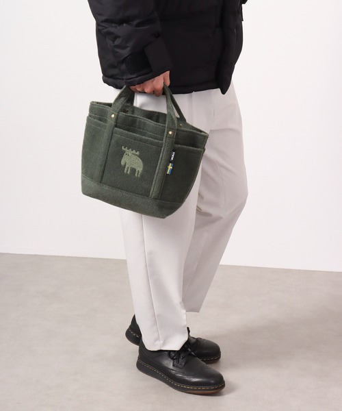 moz(モズ)の「moz フェルミニトート M(トートバッグ・レディース・カーキ/ブラウン/レッド/ダークグレー・M)」の9枚目の写真