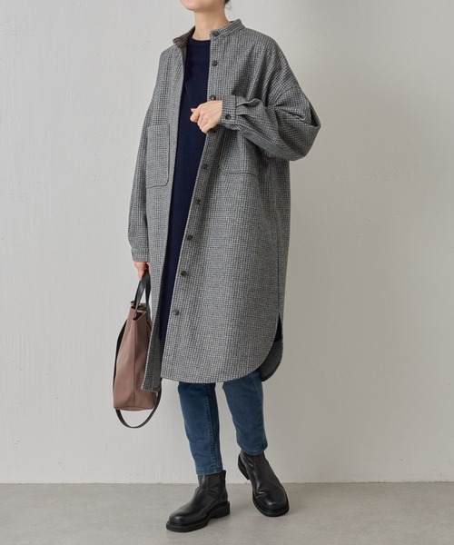 BEARDSLEY（ビアズリー）の「ウールライクシャツコート（その他