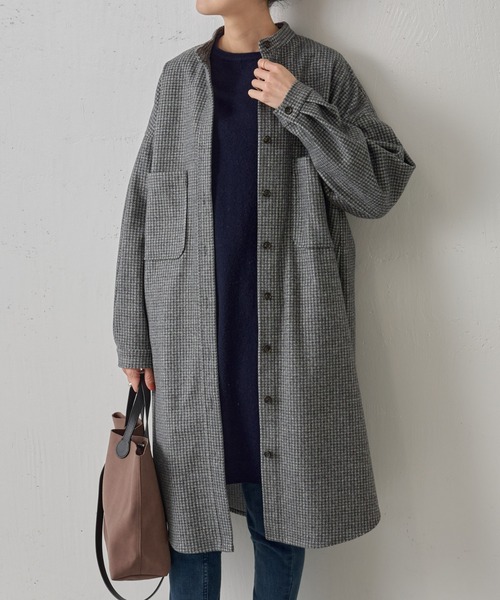 BEARDSLEY（ビアズリー）の「ウールライクシャツコート（その他