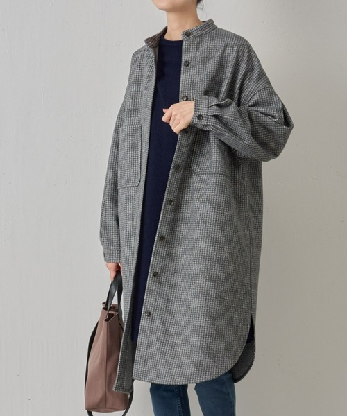 BEARDSLEY（ビアズリー）の「ウールライクシャツコート（その他