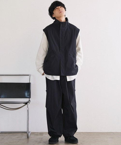 WYM LIDNM（ウィム バイ リドム）の「TRACK WIDE EASY LOOSE PANTS（その他パンツ・メンズ・ライトグレー/ブラック/グレー系/チャコール/グリーン系/ダークネイビー/ダークグレー/グレー・S/M/L/XS）」の15枚目の写真