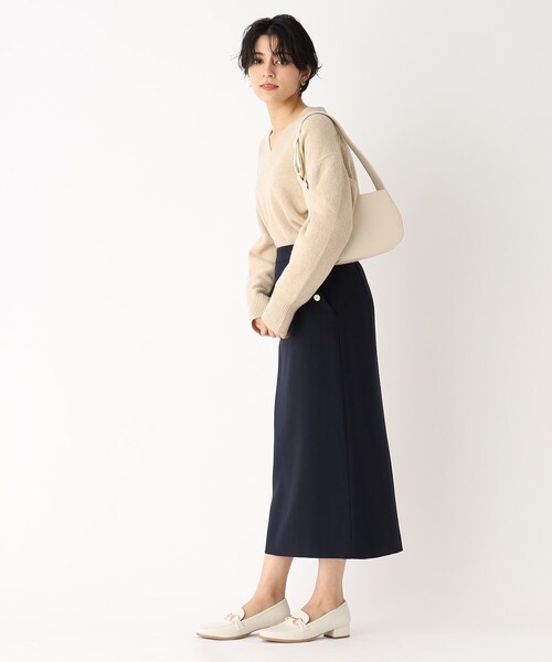 OPAQUE.CLIP（オペークドットクリップ）の「◆メタルモチーフ ワンハンドルショルダー（ショルダーバッグ・レディース・ブラック/オフホワイト・00）」の5枚目の写真