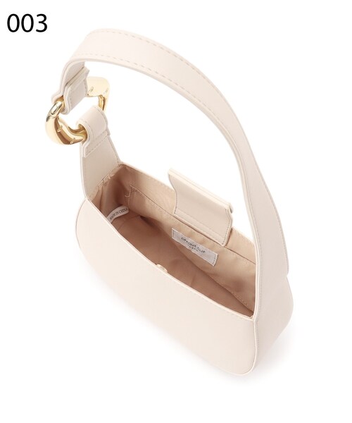 OPAQUE.CLIP（オペークドットクリップ）の「◆メタルモチーフ ワンハンドルショルダー（ショルダーバッグ・レディース・ブラック/オフホワイト・00）」の17枚目の写真