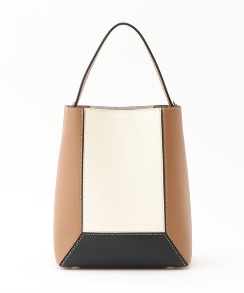 ROPE'(ロペ)の「シームデザインバケットミドルバッグ(ハンドバッグ・レディース・ブラック/オフホワイト/イエロー系その他3・FREE)」の22枚目の写真