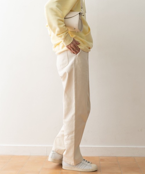 URBAN RESEARCH DOORS（アーバンリサーチドアーズ）の「デニムワイドパンツ（デニムパンツ・レディース・インディゴブルー/ナチュラル・SMALL/MEDIUM/LARGE）」の9枚目の写真