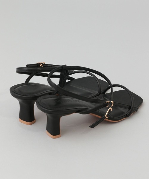 A part by(アパートバイ)の「プレートヒールサンダル(サンダル・レディース・ライトグリーン/ブラック/ベージュ・MEDIUM/LARGE)」の11枚目の写真