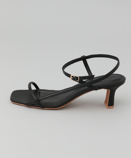 A part by(アパートバイ)の「プレートヒールサンダル(サンダル・レディース・ライトグリーン/ブラック/ベージュ・MEDIUM/LARGE)」の16枚目の写真