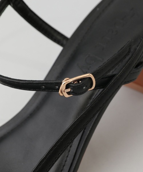 A part by(アパートバイ)の「プレートヒールサンダル(サンダル・レディース・ライトグリーン/ブラック/ベージュ・MEDIUM/LARGE)」の20枚目の写真