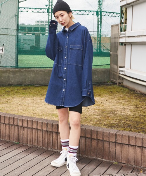 PINK PINEAPPLE ロゼットデニムジャケット PINK PINEAPPLE ロゼットデニムジャケット