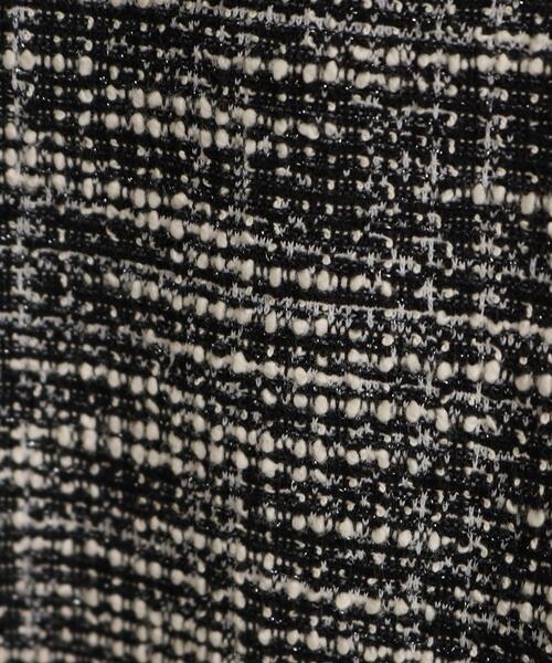 DRESKIP（ドレスキップ）の「◆上品で好印象【セットアップ可】カットツィード フレアスカート（スカート・レディース・ブラック/ホワイト系6/ブラック系3・04/03/02）」の10枚目の写真