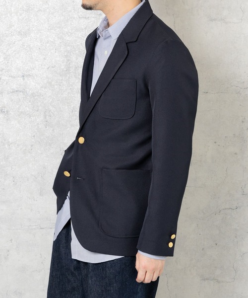 URBAN RESEARCH ROSSO MEN（アーバンリサーチロッソメン）の「ECOPETネイビーブレザー（テーラードジャケット・メンズ・ネイビー・LARGE/MEDIUM）」の13枚目の写真