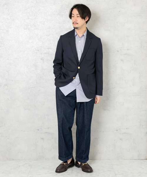 URBAN RESEARCH ROSSO MEN（アーバンリサーチロッソメン）の「ECOPETネイビーブレザー（テーラードジャケット・メンズ・ネイビー・LARGE/MEDIUM）」の16枚目の写真