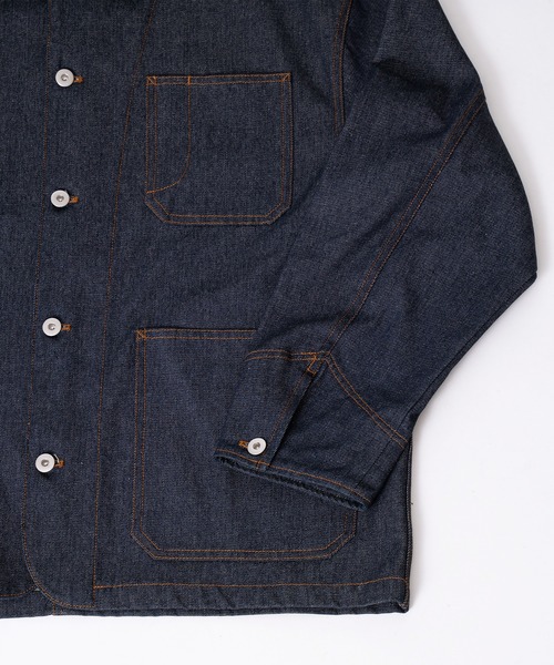 ONCILY（オンシェリー）の「【SET UP可能】RIGID DENIM JACKET / リジットデニムジャケット（デニムジャケット・メンズ・ブルー・LARGE/MEDIUM）」の15枚目の写真