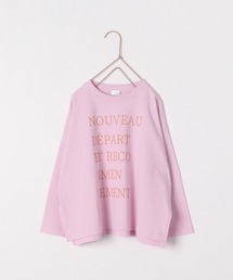LOWRYS FARM | ＵＳＡカラーロゴプリントロングスリーブ　178363(Tシャツ/カットソー)
