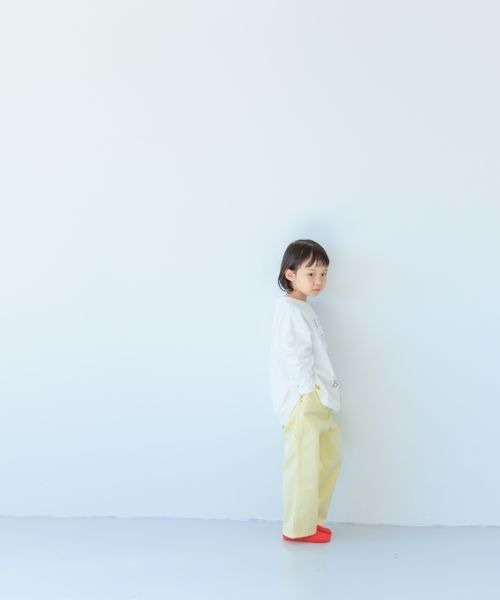 LOWRYS FARM（ローリーズファーム）の「ＵＳＡカラーロゴプリントロングスリーブ　178363（Tシャツ/カットソー・キッズ・ホワイト/グレー/ピンク・110cm/120cm/130cm/140cm/150cm）」の5枚目の写真