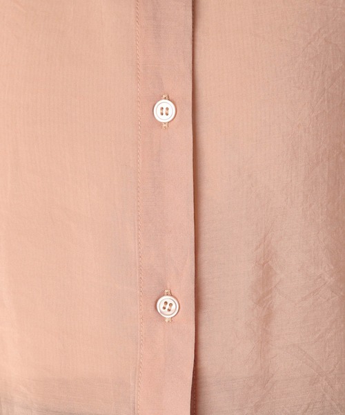 Heather（ヘザー）の「AZATO肩リボンシャツ　194254（シャツ/ブラウス・レディース・オフホワイト/グリーン/ピンク/ネイビー・FREE）」の11枚目の写真