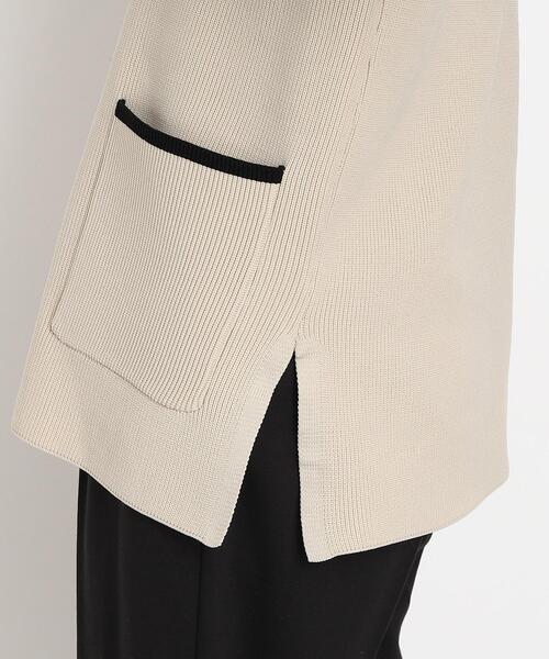 DRESKIP（ドレスキップ）の「◆スポンディッシュVネックニットベスト（ベスト・レディース・ブラック/ライトベージュ/レモンイエロー・00）」の16枚目の写真