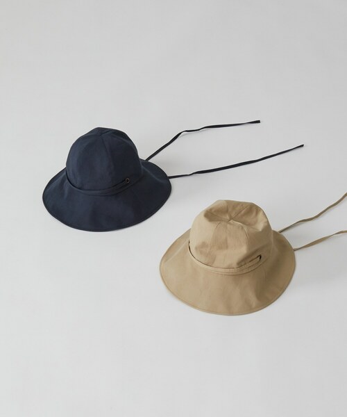 ADIEU TRISTESSE(アデュートリステス)の「細紐付きハット(ハット・レディース・ネイビー/ベージュ・FREE)」の4枚目の写真