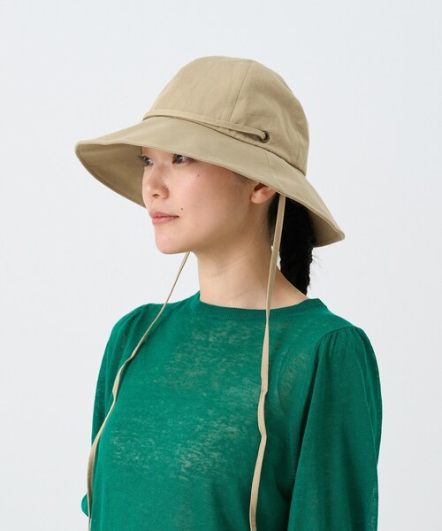 ADIEU TRISTESSE(アデュートリステス)の「細紐付きハット(ハット・レディース・ネイビー/ベージュ・FREE)」の11枚目の写真
