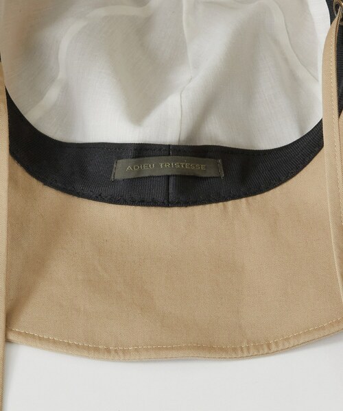 ADIEU TRISTESSE(アデュートリステス)の「細紐付きハット(ハット・レディース・ネイビー/ベージュ・FREE)」の8枚目の写真