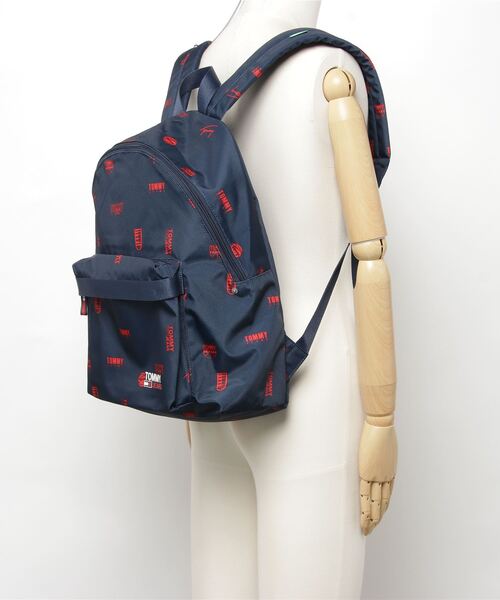 tommy jeans（トミー ジーンズ）の「TOMMY JEANS CAMPUS BACKPACKトミー ジーンズ ブランドロゴ プリント バックパック（バックパック/リュック・メンズ・ネイビー・ONE SIZE）」の13枚目の写真