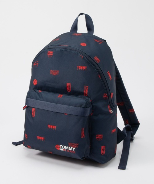 tommy jeans（トミー ジーンズ）の「TOMMY JEANS CAMPUS BACKPACKトミー ジーンズ ブランドロゴ プリント バックパック（バックパック/リュック・メンズ・ネイビー・ONE SIZE）」の2枚目の写真