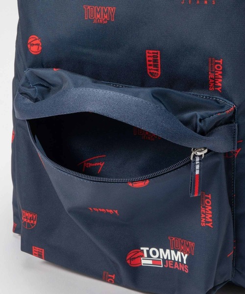 tommy jeans（トミー ジーンズ）の「TOMMY JEANS CAMPUS BACKPACKトミー ジーンズ ブランドロゴ プリント バックパック（バックパック/リュック・メンズ・ネイビー・ONE SIZE）」の7枚目の写真