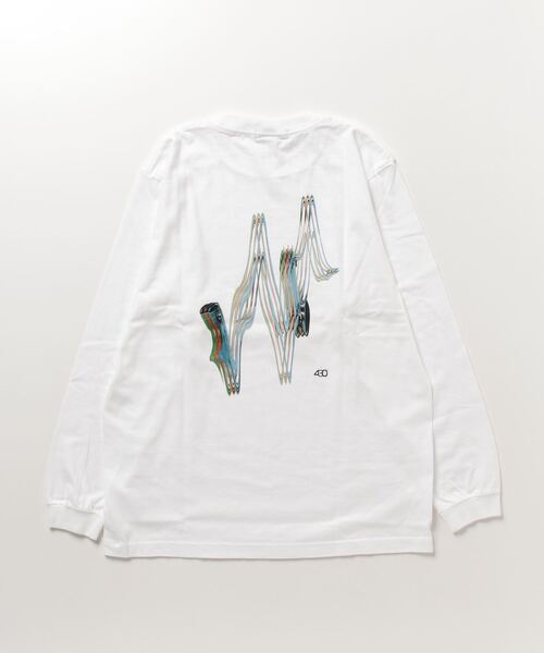 430（フォーサーティ）の「【430】SF FRAME L/S TEE（Tシャツ/カットソー・メンズ・ブラック/ホワイト/ライム・1/2/3）」の8枚目の写真
