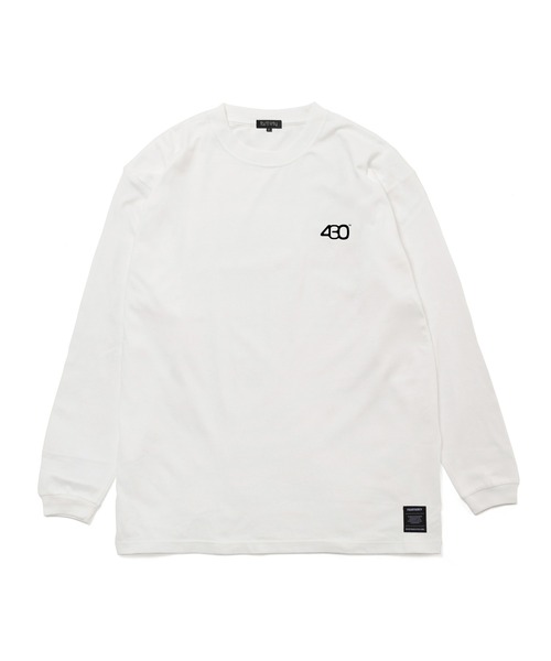 430（フォーサーティ）の「【430】SF FRAME L/S TEE（Tシャツ/カットソー・メンズ・ブラック/ホワイト/ライム・1/2/3）」の4枚目の写真