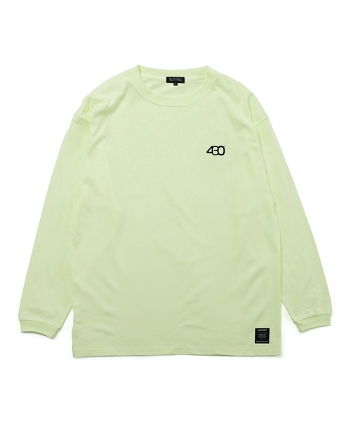 430（フォーサーティ）の「【430】SF FRAME L/S TEE（Tシャツ/カットソー・メンズ・ブラック/ホワイト/ライム・1/2/3）」の6枚目の写真