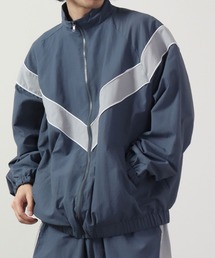 setinn×paper boy コラボ ナイロンジャケット メンズ L ブルー setinn×paper boy コラボ ナイロンジャケット メンズ L ブルー