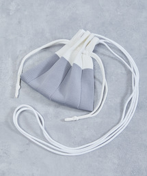 UNDECORATED（アンデコレイテッド）の「UNDECORATED アンデコレイテッド / 2 Tone Mini Gyoza Bag 2 Tone Gyoza Bag 2トーン バイカラー ミニギョーザバッグ 巾着バッグ / UDF23903（ショルダーバッグ）」