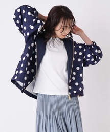 margaux | 【MARGAUX】フード付ドット柄ジャケット(その他アウター)