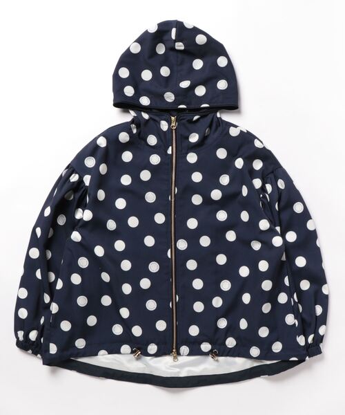 margaux（マルゴー）の「【MARGAUX】フード付ドット柄ジャケット（その他アウター・レディース・ダークネイビー・2）」の18枚目の写真