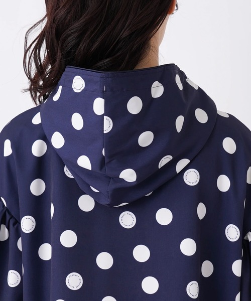 margaux（マルゴー）の「【MARGAUX】フード付ドット柄ジャケット（その他アウター・レディース・ダークネイビー・2）」の13枚目の写真